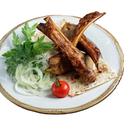 Шашлык из баранины на кости