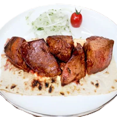 Шашлык из говяжьей печени