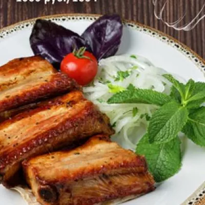Шашлык из свиных ребрышек